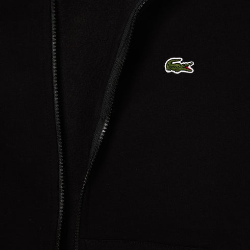 Lacoste Fleece Zipped Hoodie Mens Apparel