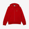LACOSTE Fleece Zipped Hoodie Mens Apparel