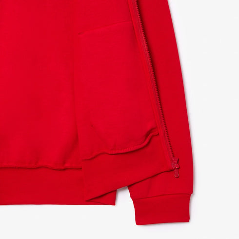 LACOSTE Fleece Zipped Hoodie Mens Apparel