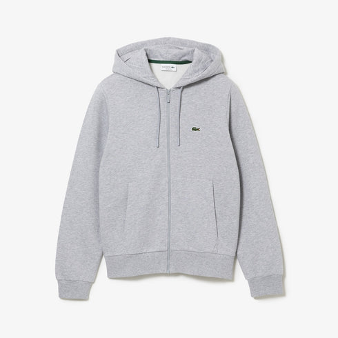 LACOSTE Fleece Zipped Hoodie Mens Apparel