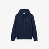 LACOSTE Classic Fit Zip-Up Fleece Sweatshirt Mens Apparel