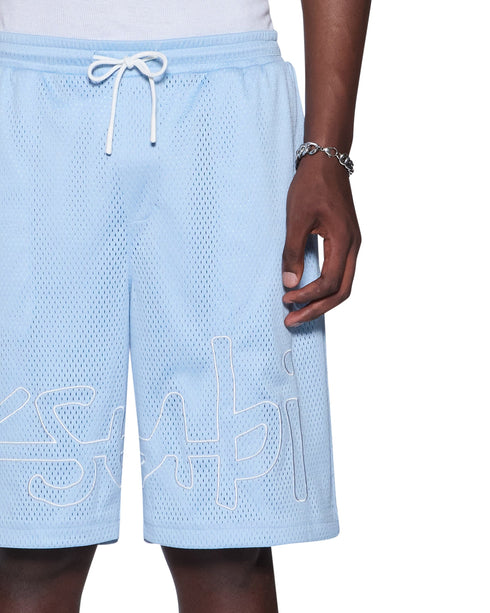 KSUBI 1999 Mesh Roll Short Sky Blue Men's Apparel