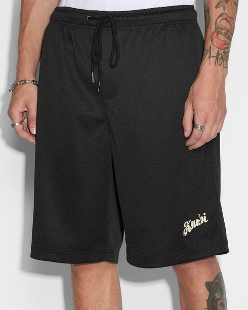 KSUBI Roll Mesh Short Black Mens Apparel