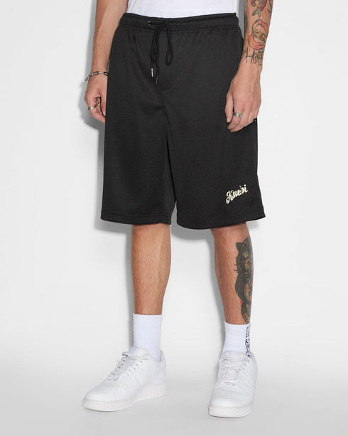 KSUBI Roll Mesh Short Black Mens Apparel
