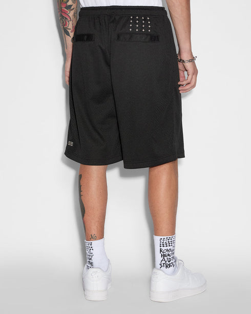 KSUBI Roll Mesh Short Black Mens Apparel