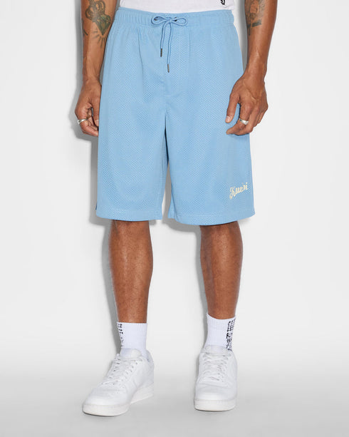 KSUBI Roll Mesh Short Blue Mens Apparel
