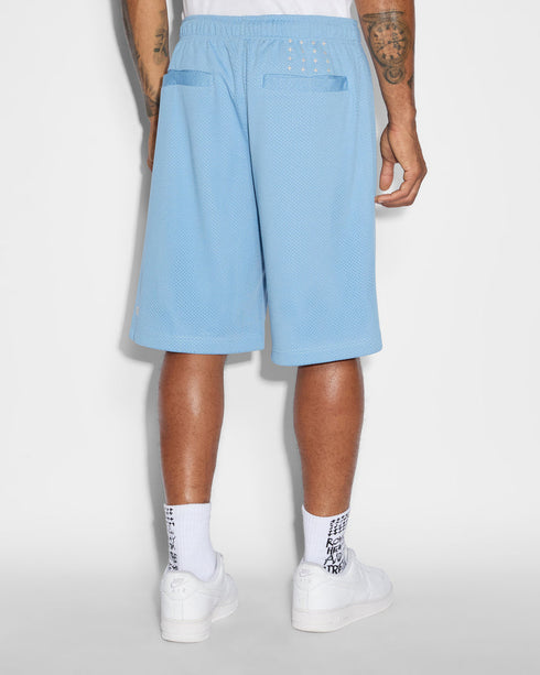 KSUBI Roll Mesh Short Blue Mens Apparel