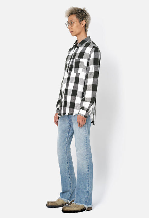 JOHN ELLIOTT Silverado Paneled Plaid Mens Apparel