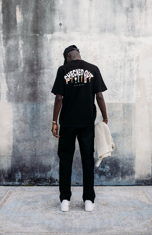 STAMPD Checked Out Relaxed Tee Mens Apparel