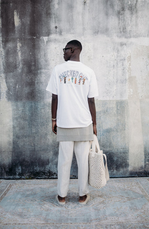 STAMPD Checked Out Relaxed Tee Mens Apparel