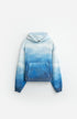STMAPD Ombre Cropped Hoodie Mens Apparel