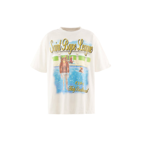 SAINT MXXXXXX X Bape Pool Ss Tee Men's Apparel