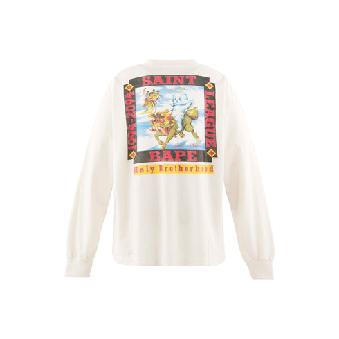 SAINT MXXXXXX X Bape Pool Ls Tee Men's Apparel