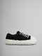 MARNI Black teddy tennis Mens sneakers