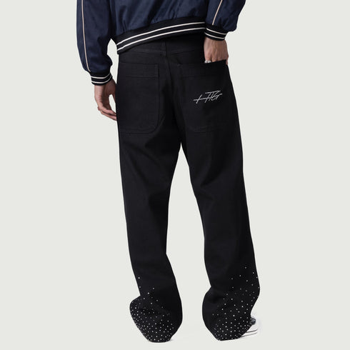 HONOR THE GIFT Rhinestone Wide Leg Pant Mens Apparel
