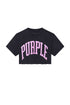 PURPLE BRAND W1050 Hwt Jersey Boyfriend Tee Womens Apparel