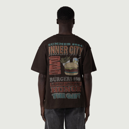 HONOR THE GIFT Burgers Ss Tee Mens Apparel
