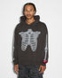 KSUBI Skeleton Biggie Hoodie Fade Blk Mens Apparel