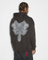 KSUBI Skeleton Biggie Hoodie Fade Blk Mens Apparel