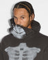 KSUBI Skeleton Biggie Hoodie Fade Blk Mens Apparel