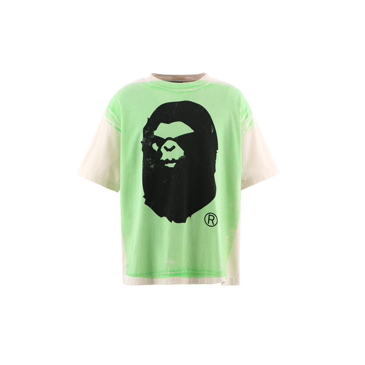 SAINT MXXXXXX X Bape Handprint Tee Mens Apparel – ASPHALT