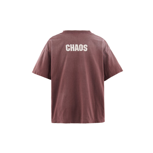 SAINT MXXXXXX Ss Tee Saint Mxx Burgandy Men's Apparel