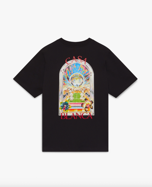 CASABLANCA Tennis Landscape Classic Tee Mens Apparel
