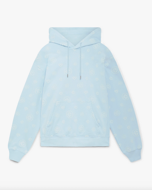CASABLANCA Applique Monogram Hooded Sweat Mens Apparel