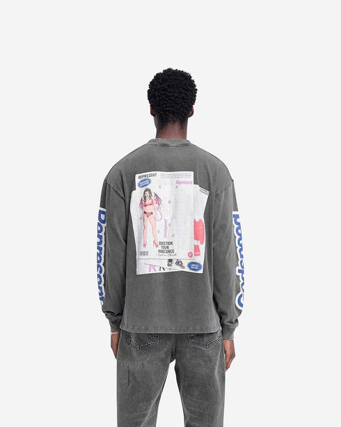 REPRESENT Question Your Innocence L/s Tee Mens Apparel