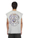 KSUBI Anguish Cut Off Tank Krete Grey Men's Apparel