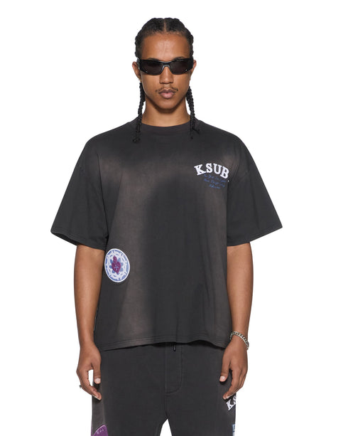 KSUBI Genesis Ekcess Ss Tee Charcoal Men's Apparel
