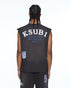 KSUBI Genesis Ekcess Cut Off Tank Charcoal Men's Apparel