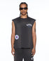 KSUBI Genesis Ekcess Cut Off Tank Charcoal Men's Apparel