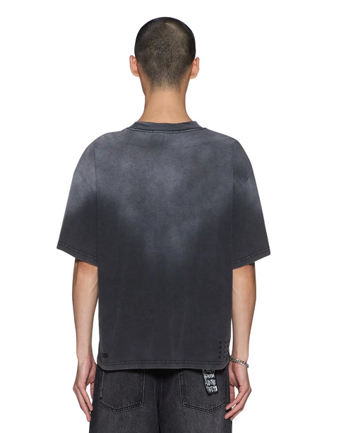 KSUBI Shield Halen Ss T-Shirt Charcoal Fade Men's Apparel