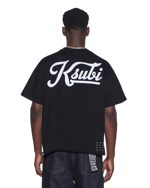 KSUBI Outfield Ekcess Ss Tee Black Men's Apparel