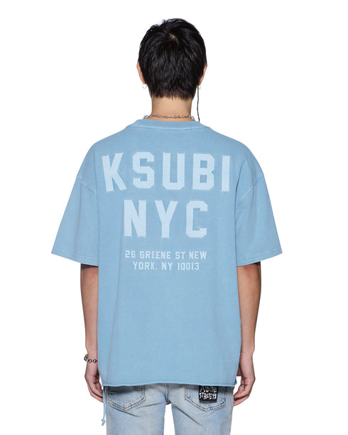 KSUBI K-lock Bieggie Ss Tee Sumer Blue Men's Apparel
