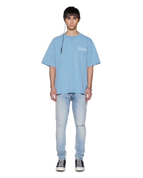 KSUBI K-lock Bieggie Ss Tee Sumer Blue Men's Apparel