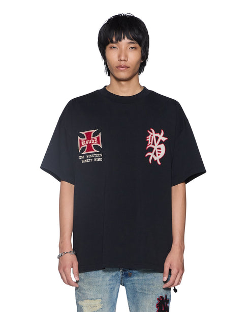 KSUBI League Ekcess Ss Tee Black Men's Apparel