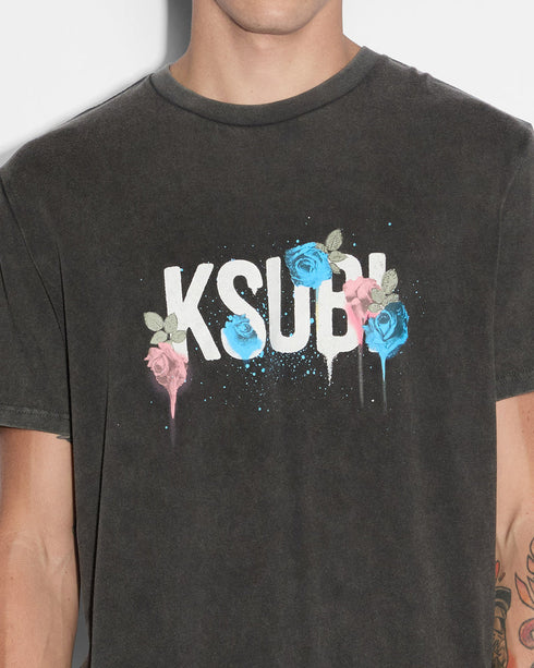 KSUBI Graff Rose Ksh Ss Tee Mens Apparel