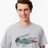 LACOSTE Heavy Cotton Crocodile Graphic T-Shirt Mens Appsrel