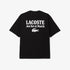 LACOSTE Loose Fit Heavy Jersey Printed T-Shirt Mens Apparel
