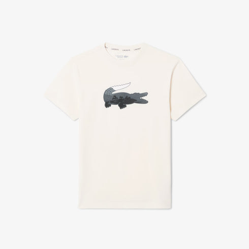 LACOSTE Sport Ultra Dry Landscape Crocodile T-Shirt Mens Apparel