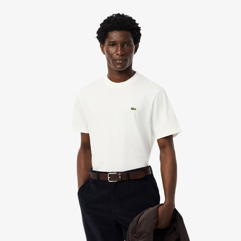 LACOSTE Cotton T-Shirt Mens Apparel