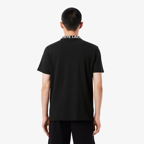 LACOSTE Branded Piqué T-Shirt Mens Apparel