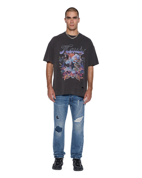 KSUBI Hendrix Ekcess Ss Tee Fded Blk Mens Apparel