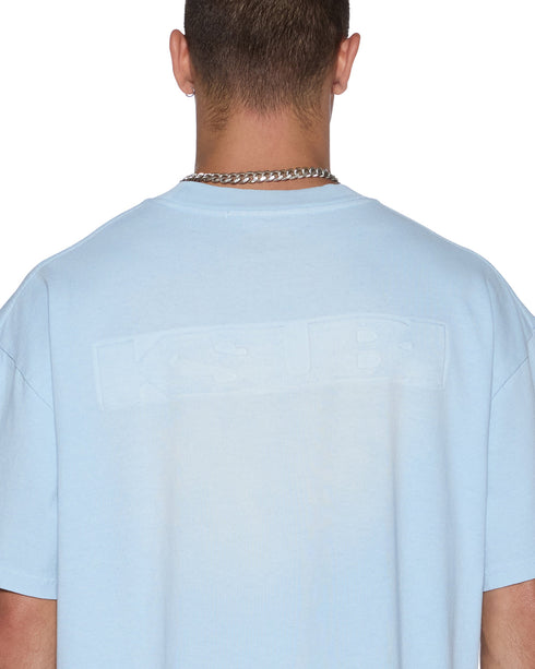 KSUBI Salud Biggie Ss Tee Blue Mist Mens Apparel