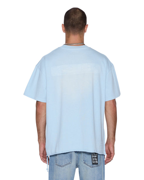 KSUBI Salud Biggie Ss Tee Blue Mist Mens Apparel