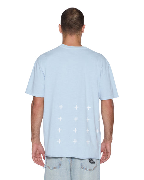 KSUBI Last Summer Biggie Ss Tee Blue Mens Apparel