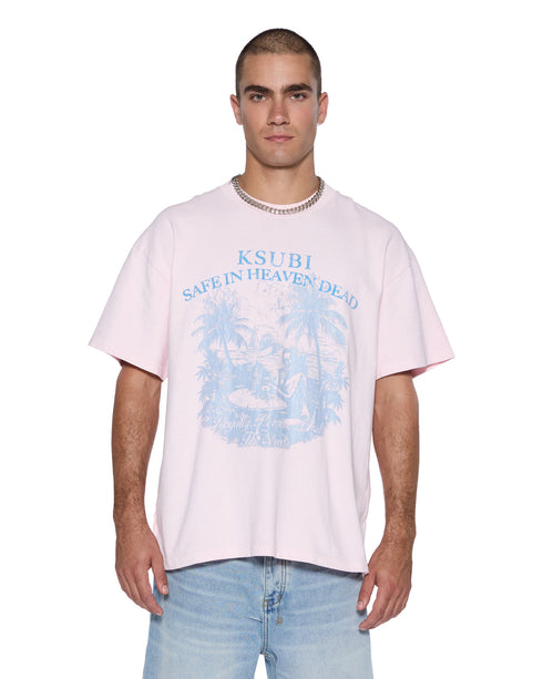KSUBI Paradiso Ekcess Ss Tee Ice Quartz Mens Apparel