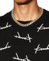 KSUBI Skript Knit Crew Mens Apparel